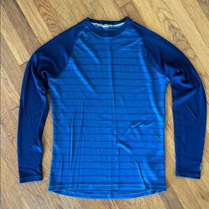 Smartwool Blue Long Sleeve Performance Tee